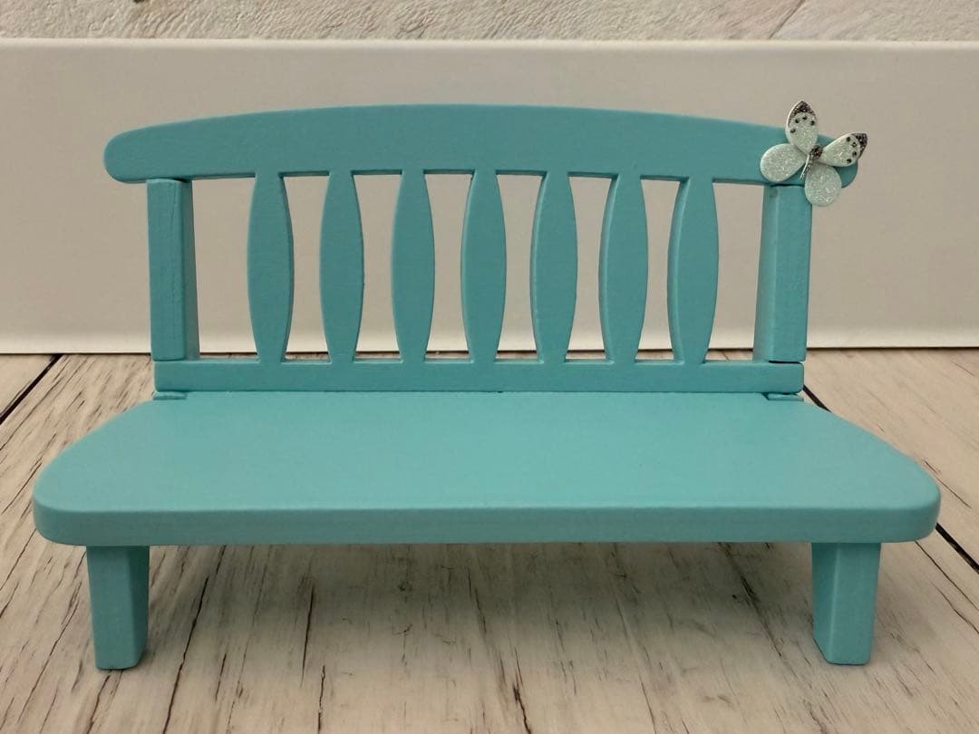 ノルディカニッセ　サウナニッセ 限定 北欧の人形 木製　ブルーの椅子付き