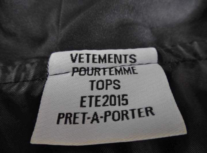 【再値下げ】VETEMENTS(ヴェトモン) レインコート