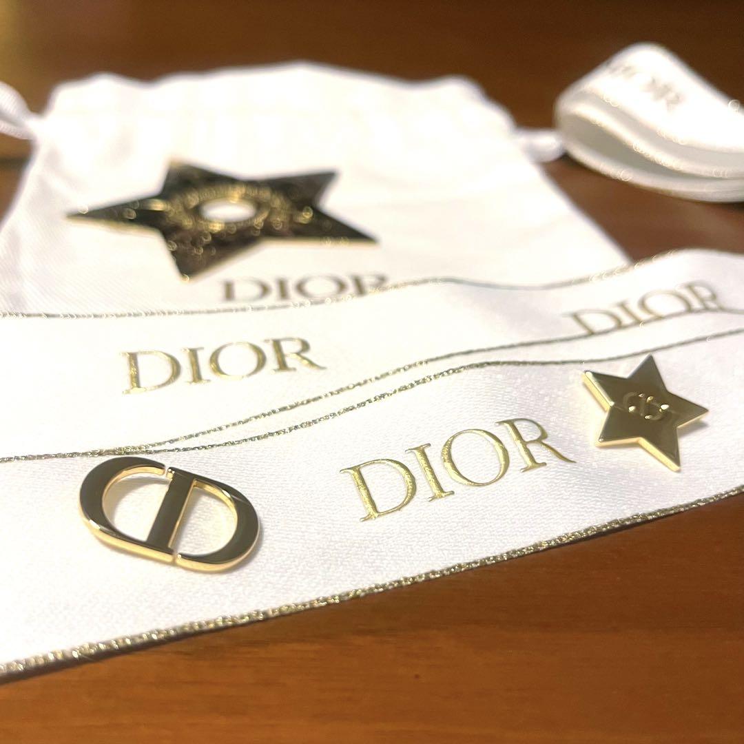 DIOR 限定 レア ノベルティ ピンバッジ CD スター 5点set安