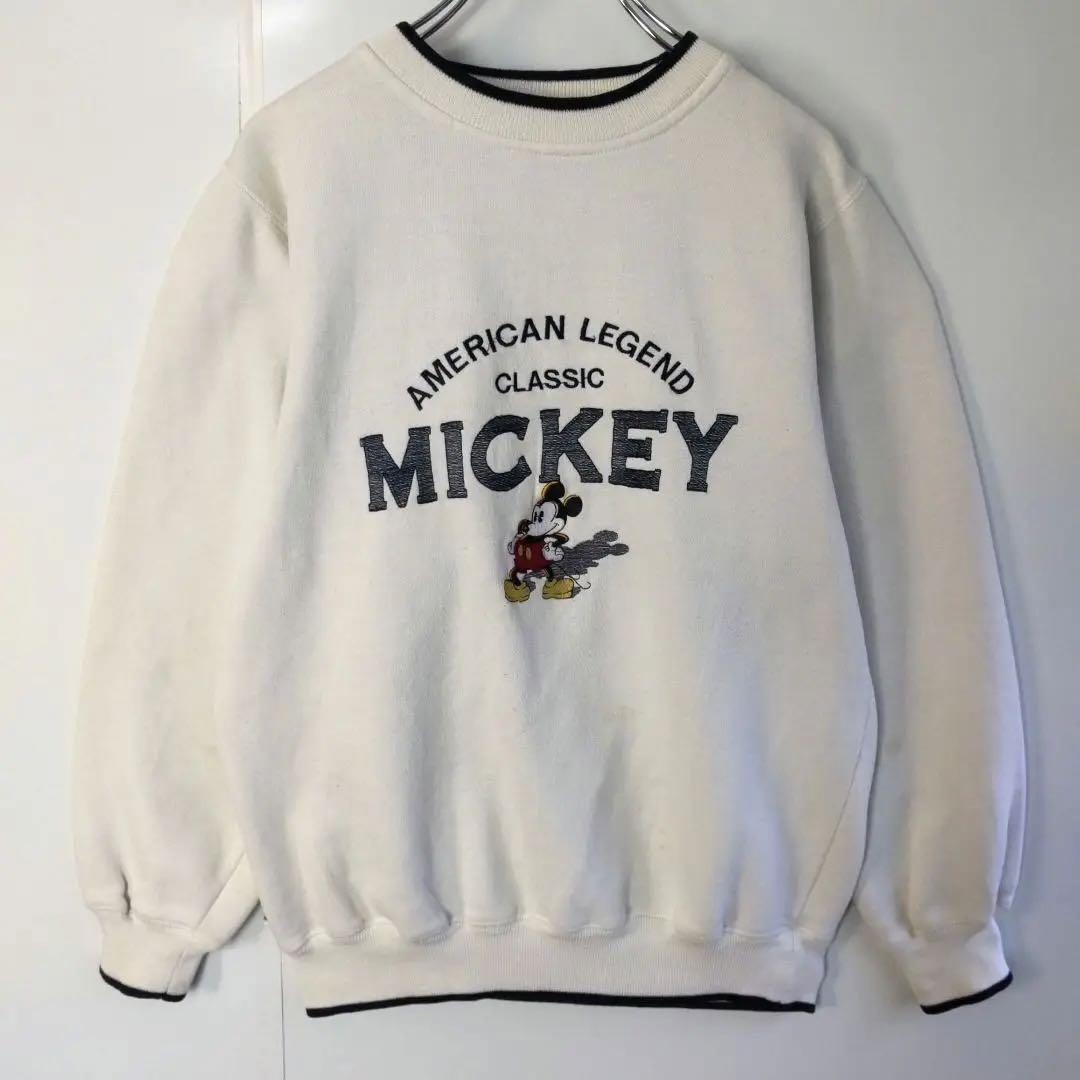 ディズニーDisneyミッキーマウス刺繍スウェットトレーナー ディズニーDisneyミッキーマウス刺繍スウェットトレーナー