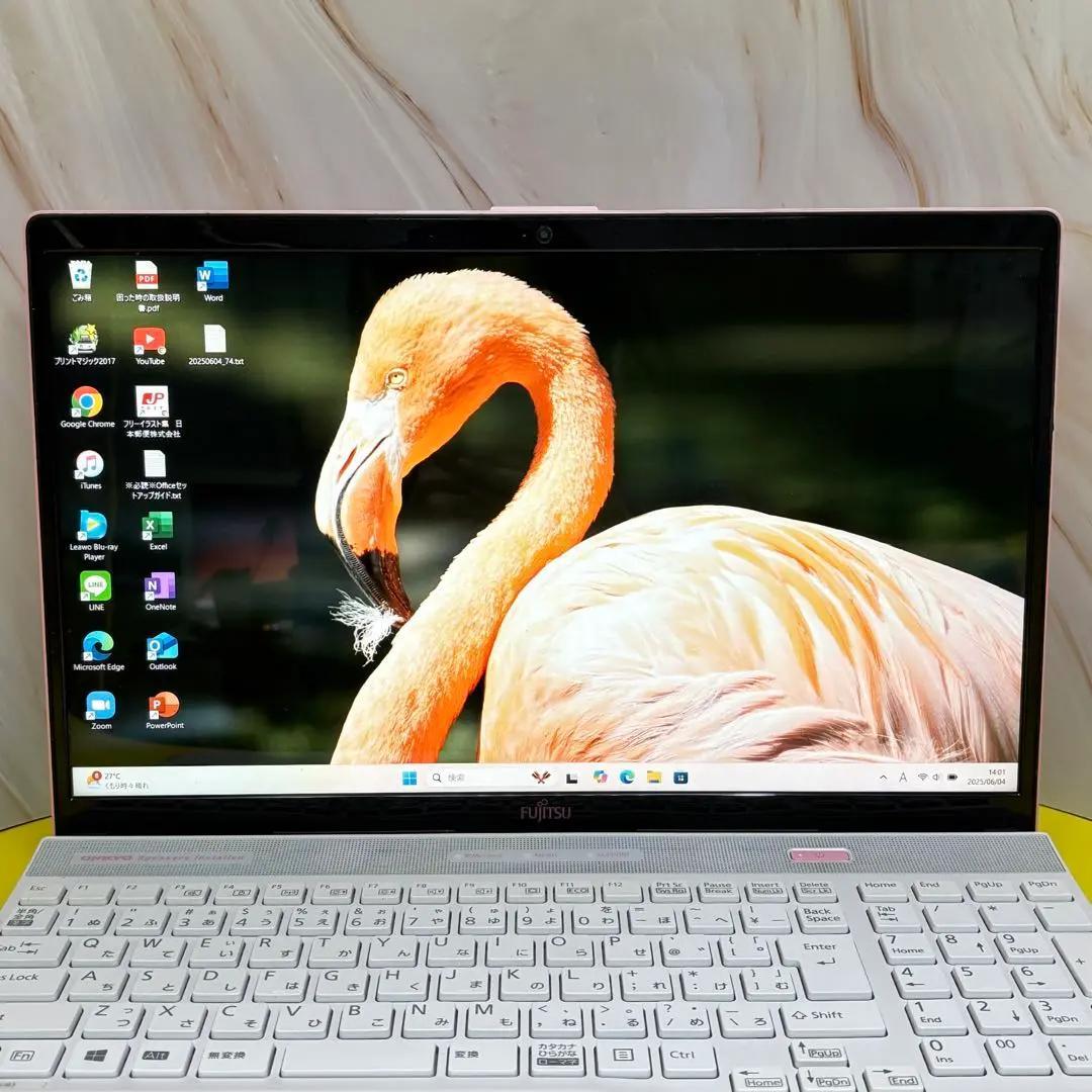 【Office2021付】メモリ12GB！富士通★11Pro★薄型ノートPC
