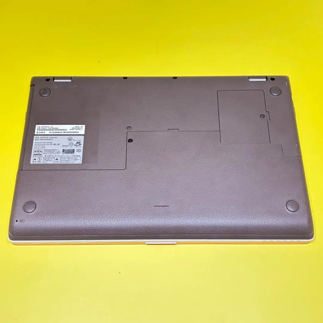 【Office2021付】メモリ12GB！富士通★11Pro★薄型ノートPC