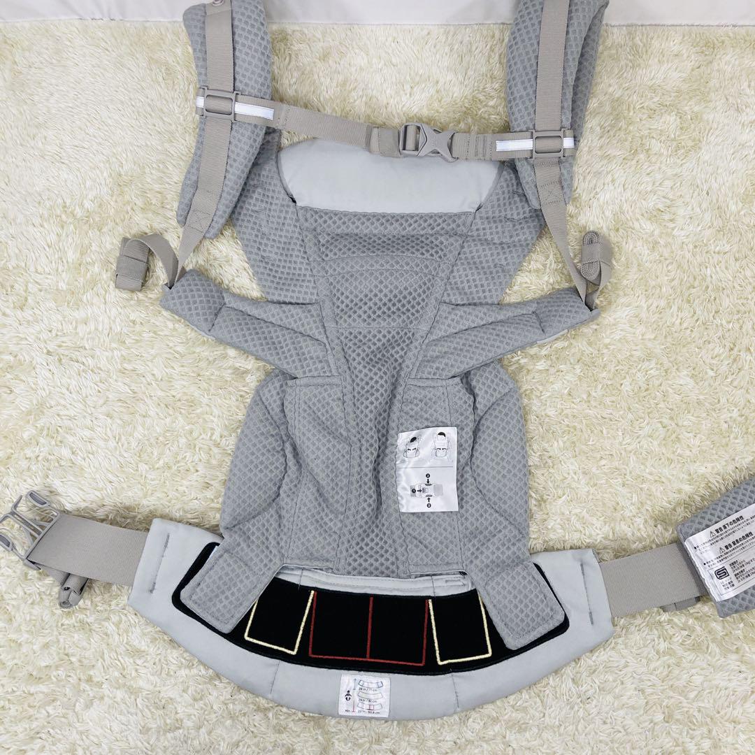 【極美品】日本正規品 エルゴベビー 抱っこ紐 オムニブリーズ パールグレー