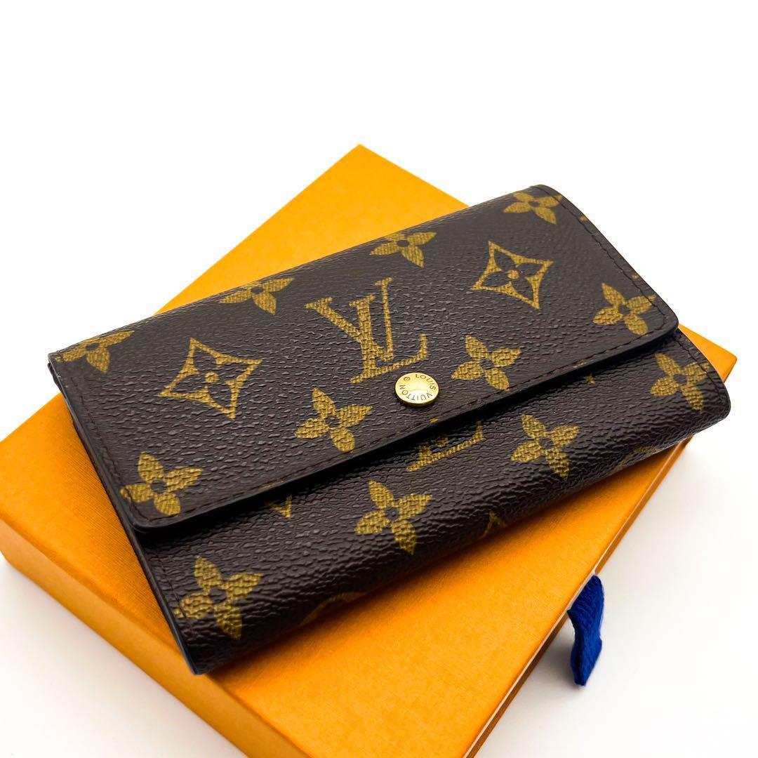 極美品】ルイヴィトン ポルトモネジップ モノグラム 折り財布 二 極美品】ルイヴィトン ポルトモネジップ モノグラム 折り財布 二