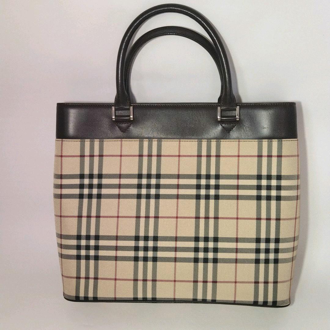 美品 BURBERRY バーバリー 茶色 ノバチェックトートバック - メルカリ 美品 BURBERRY バーバリー 茶色 ノバチェックトートバック - メルカリ