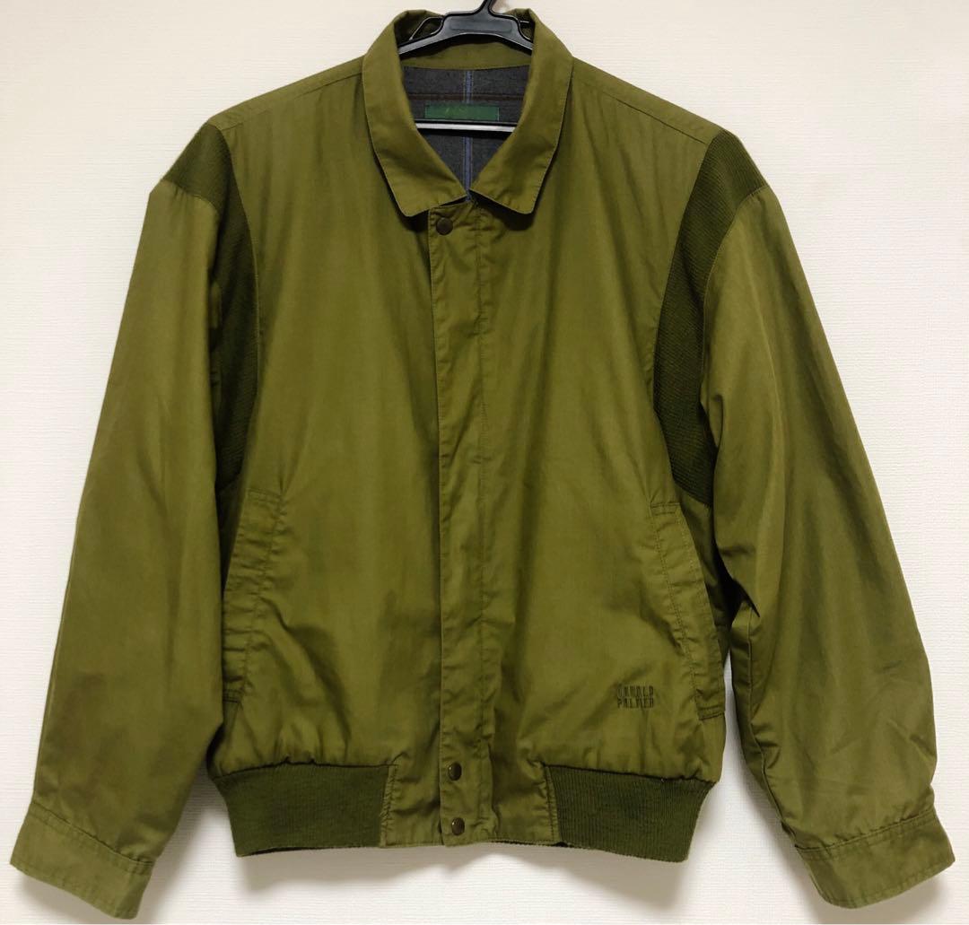短丈　スイングトップ　 グリーン　M ブルゾン　ハリントン　アーノルドパーマー