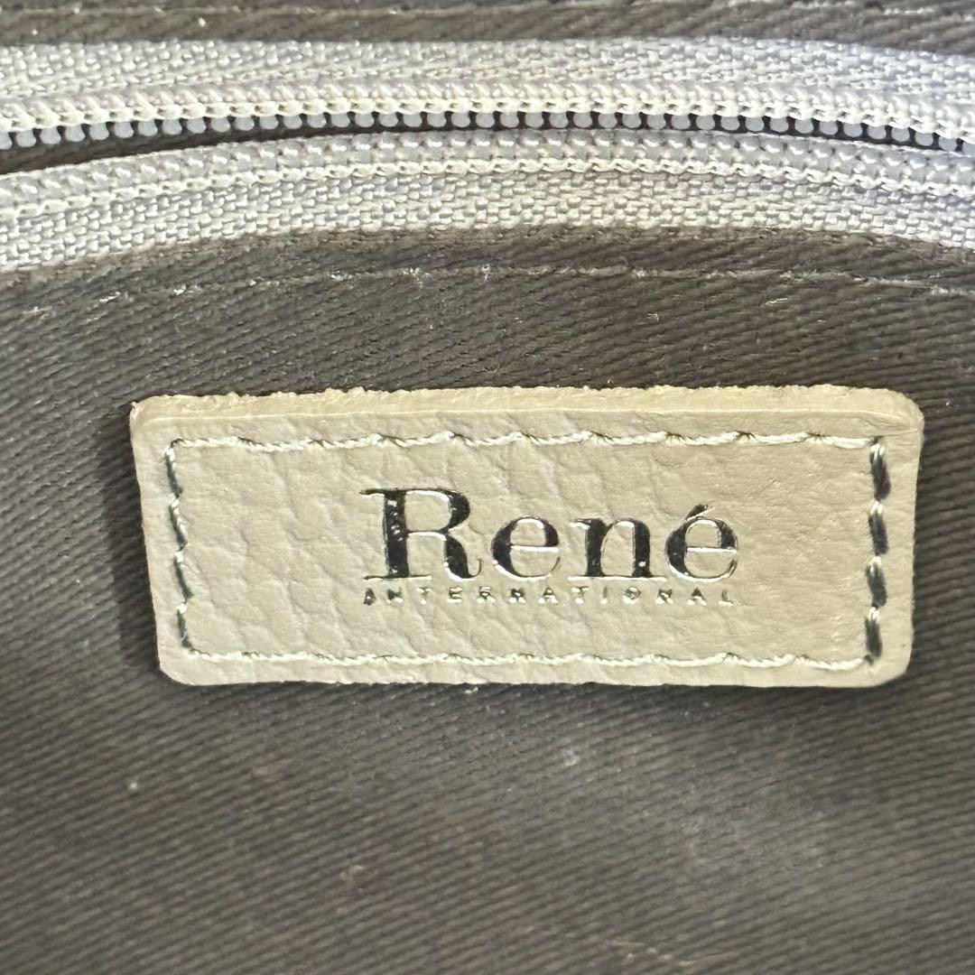 充実の品 フォーマル アリア ルネ Rene コサージュ ミニ ブルー レザー バッグ