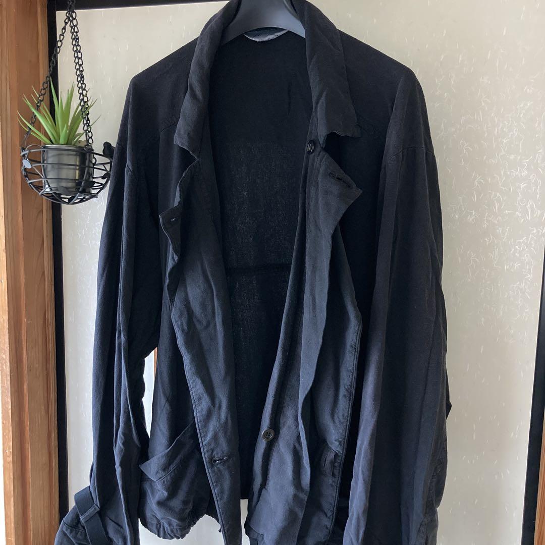 24SS ANCELLM シルク ラップ ジャケット サイズ1