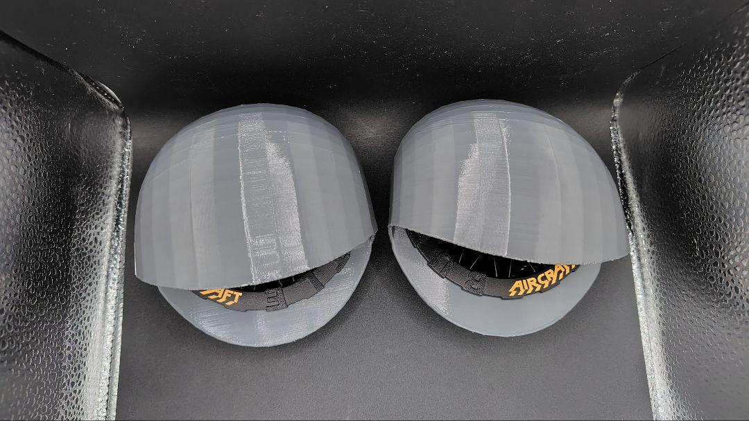 足袋　空調服90Φ用ファンカバー コンパクト　ダークグレイ　×3