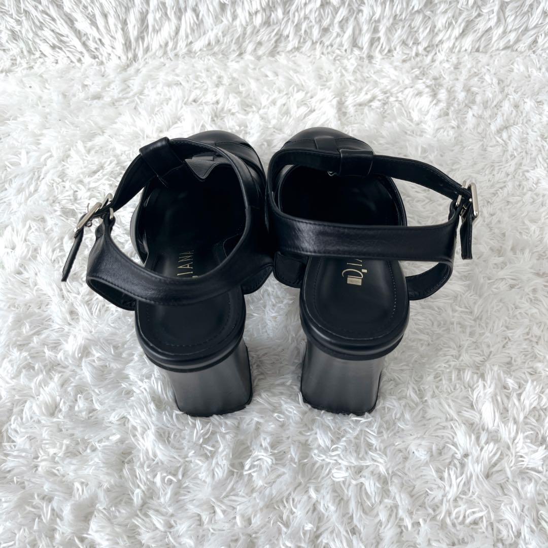 美品 ✨ ダイアナ グルカサンダル ヒール 厚底 レザー