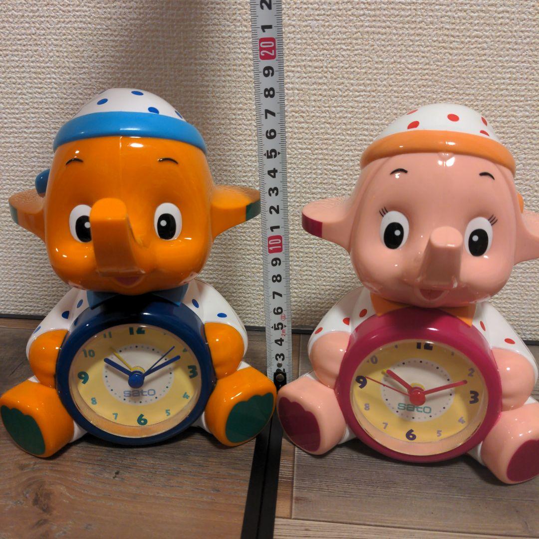 サトちゃん　サトコちゃん　目覚まし時計　ウェイクアップ　クロックセット
