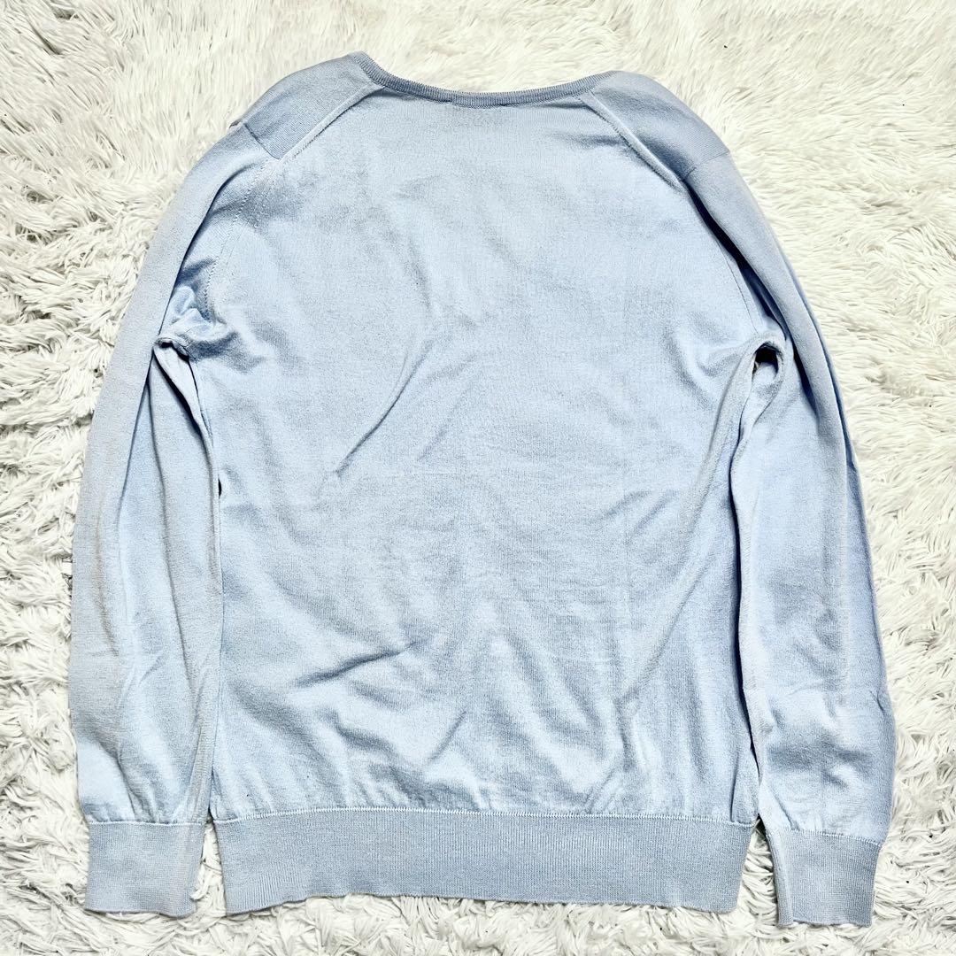 【美品/現行】ジョンスメドレー シーアイランドニット 春 Vネック