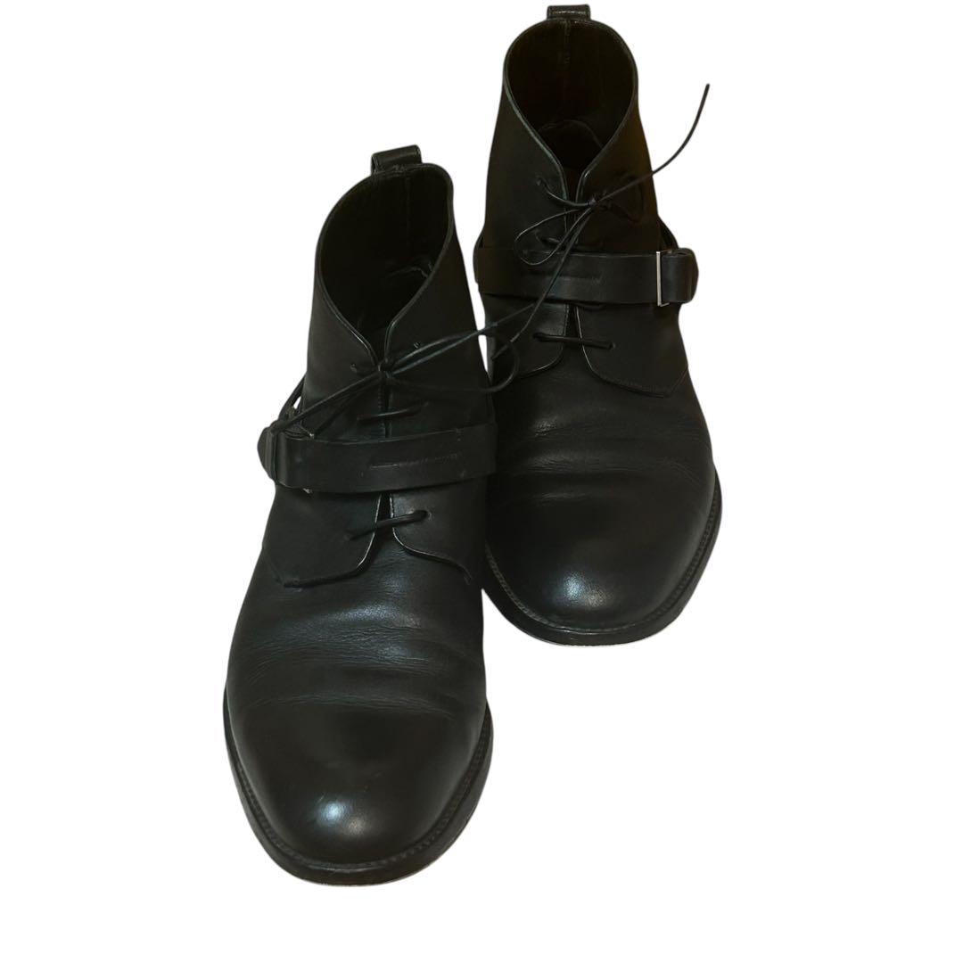 希少　ディオールオムレザーシューズ　Dior hommeブーツ　ブラック　43