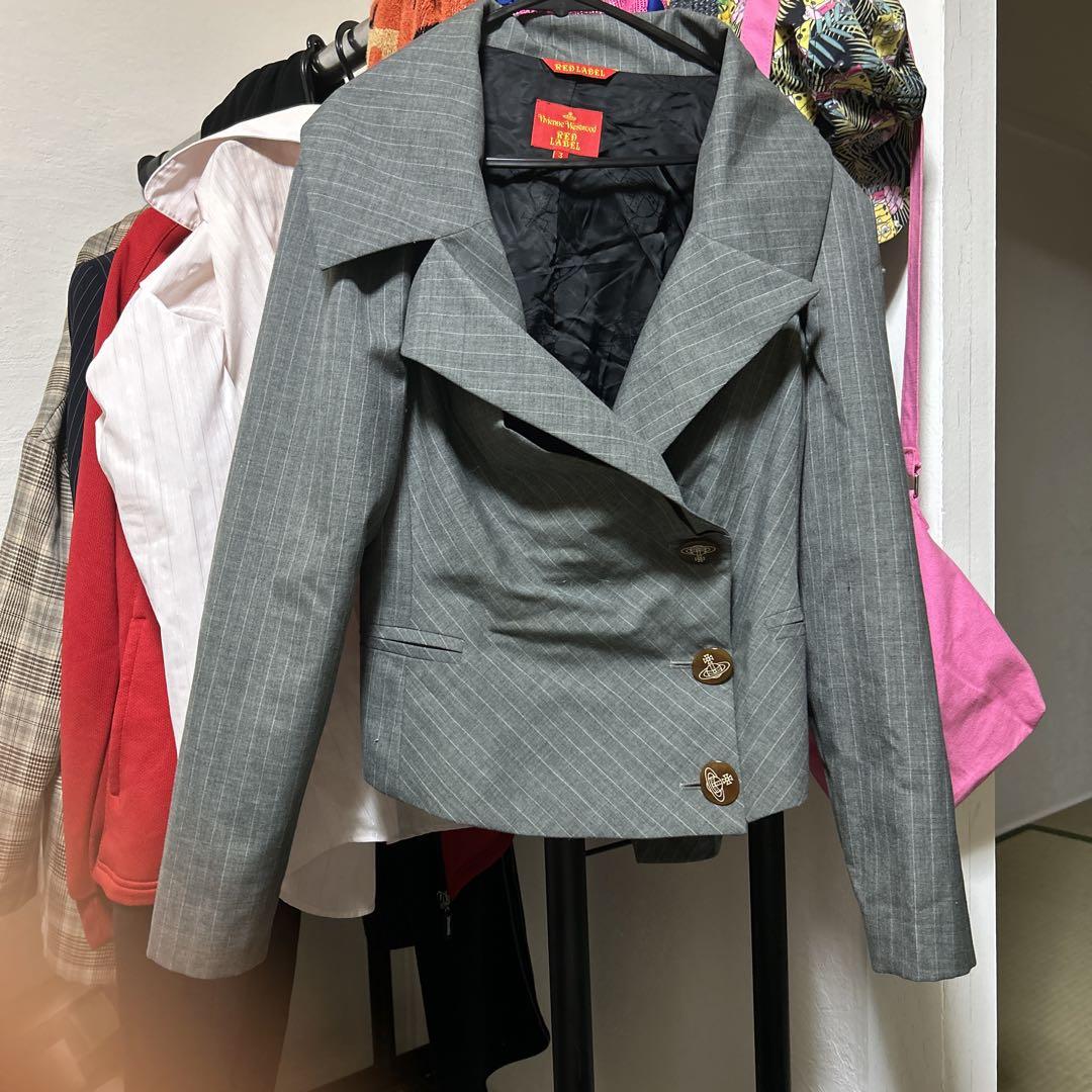 vivienne westwood redlabel 変形ジャケット Vivienne Westwood RED LABEL 変形テーラードジャケット - メルカリ