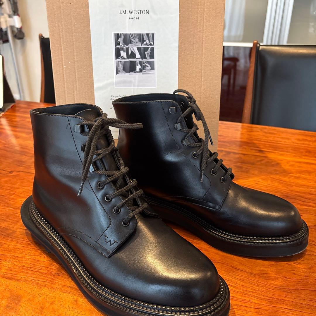 J.M. WESTON ブラックブーツ