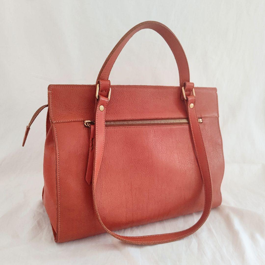 【良品】IL BISONTE トートバック / ハンドバック / ワンショルダー