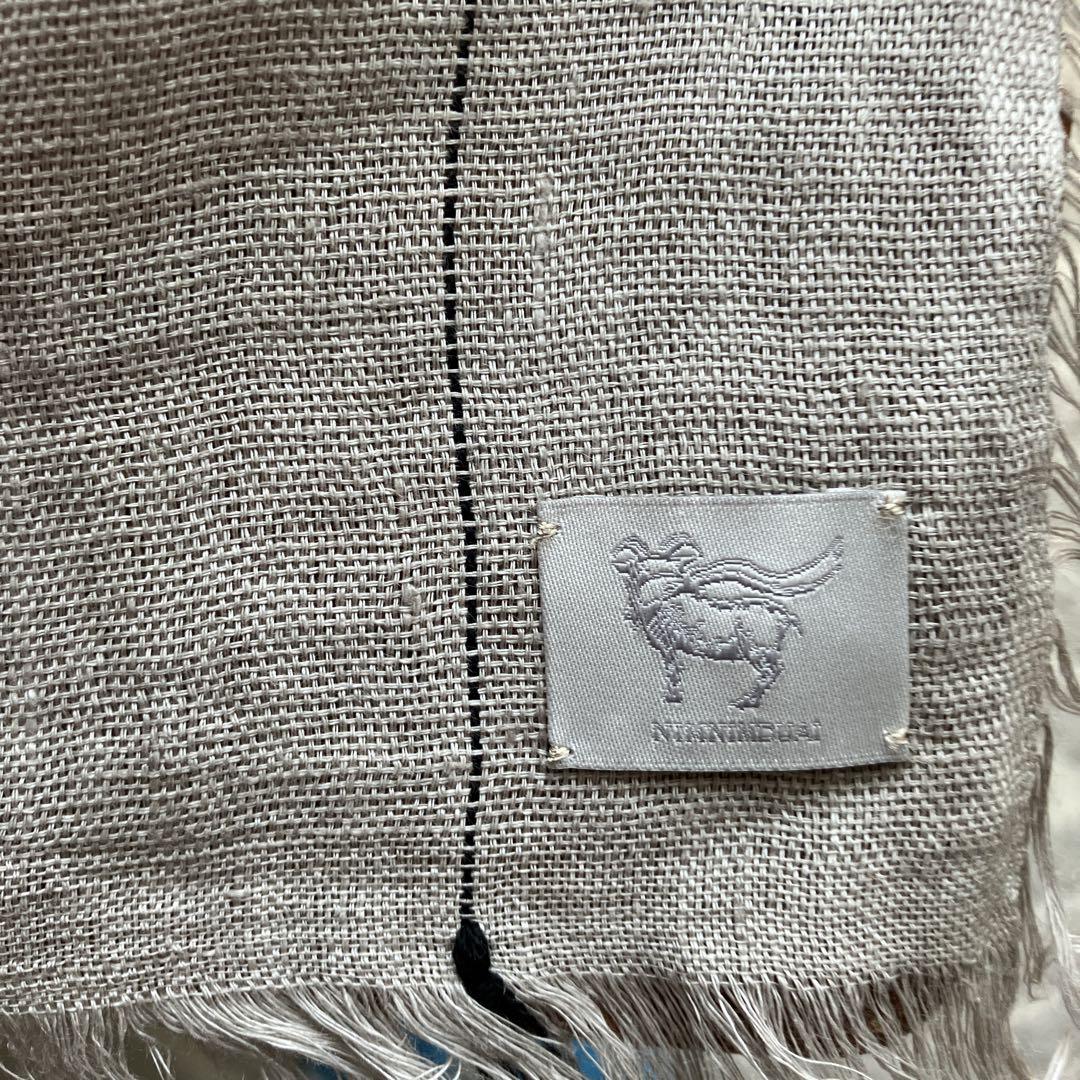 NIM NIMDUAI リネンストール　グレー　美品