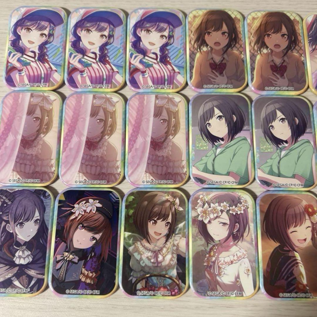 東雲絵名 スクエア缶バッジ まとめ売り プロセカ グリ缶 スクエア缶 まとめ売り 東雲絵名