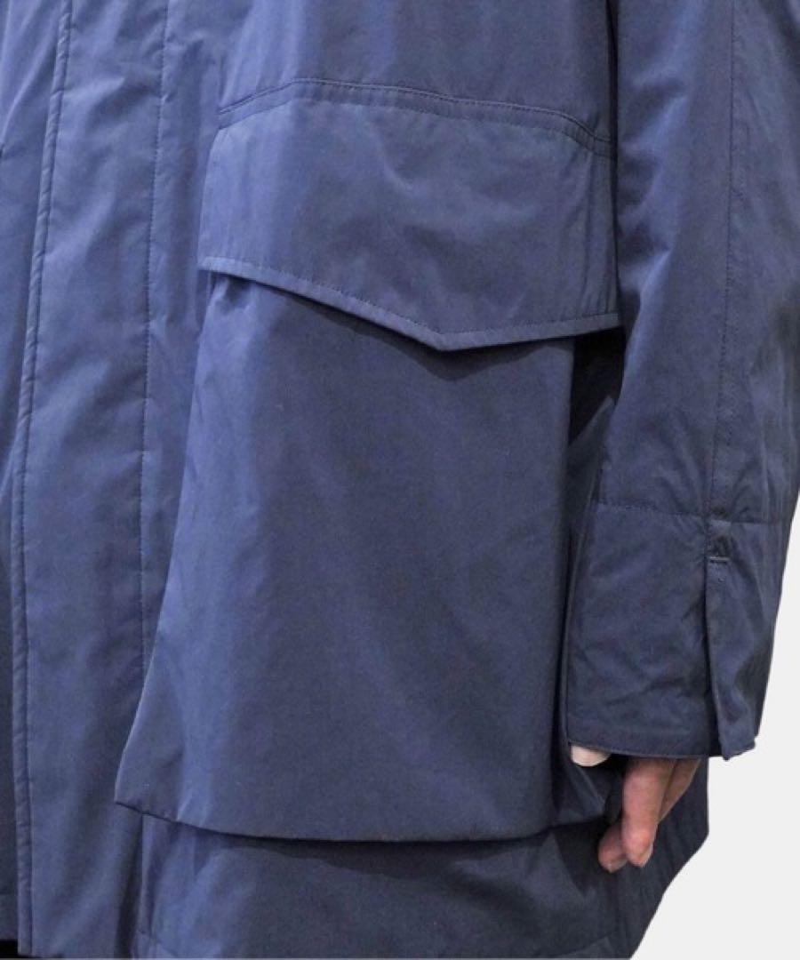 ジャケット・アウター ATON VENTILE SUEDE STAND FIELD COAT