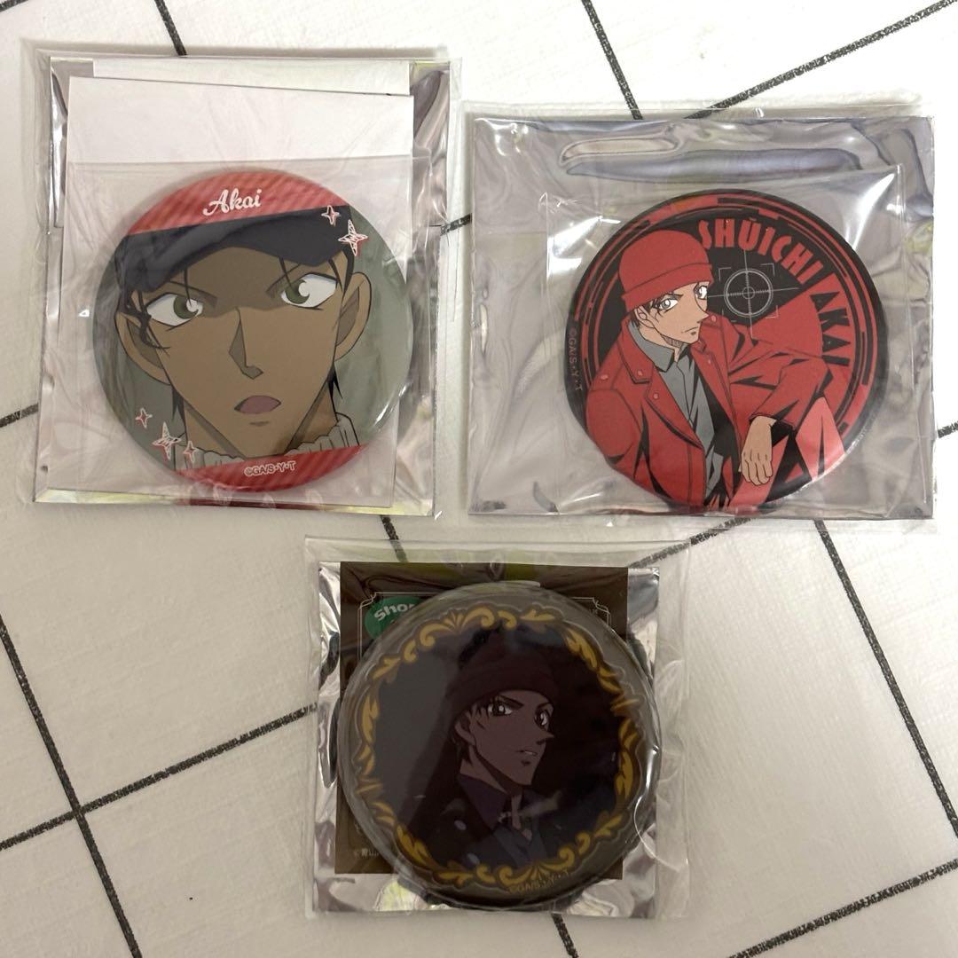 名探偵コナン 赤井秀一 缶バッジ キャラバッジ ライブラリー