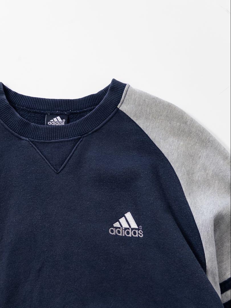 90s adidas デザインスウェット ヴィンテージ古着