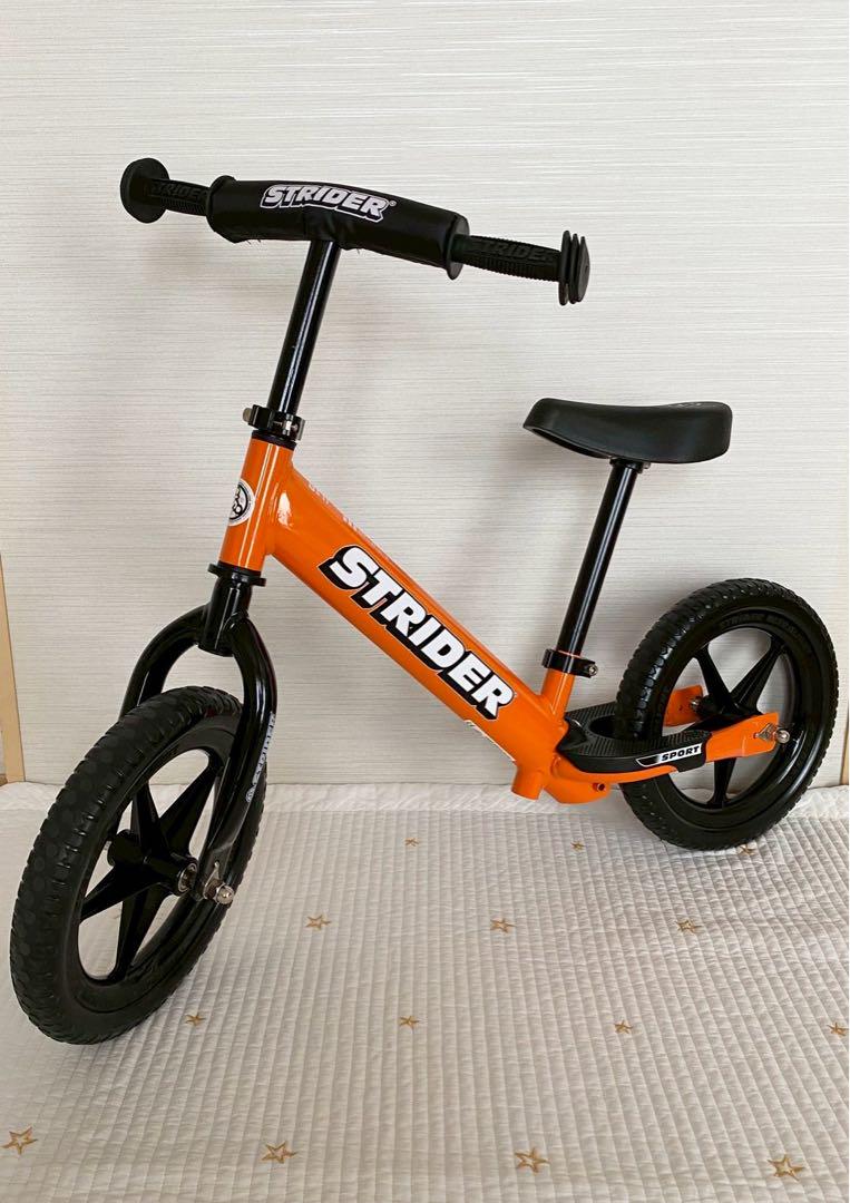美品 STRIDER スポーツ 12 オレンジ　バランスバイク 送料無料 日本正規品 STRIDER ストライダー SPORT 12 人気の