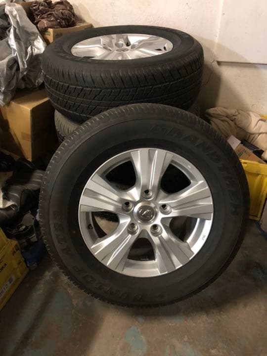 正規 LEXUS LX570 純正タイヤホイール4本セット タイヤ/ホイールセット