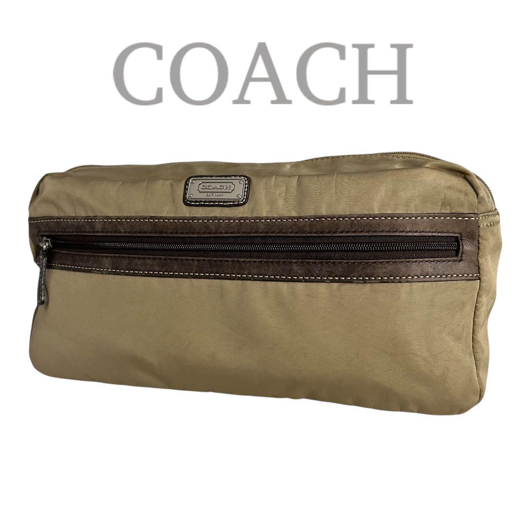 AJ44【良品】　コーチ　COACH　クロスボディバッグ　ポーチ　メンズ