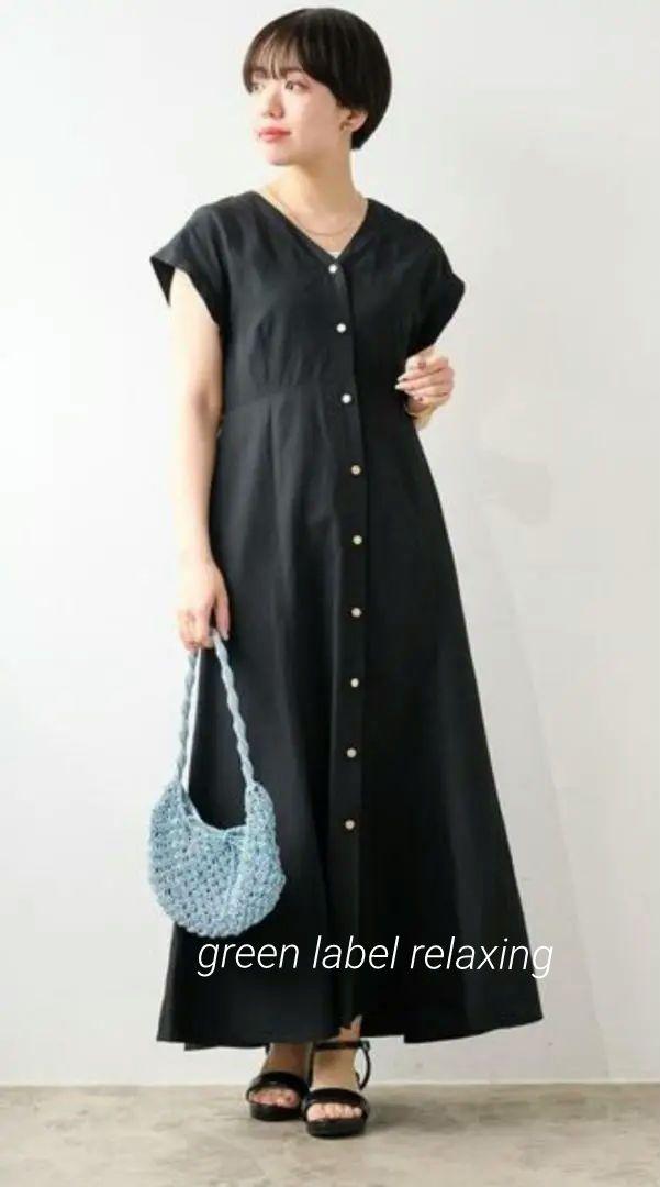 美品【Oggiコラボ】 green label relaxingロングワンピース