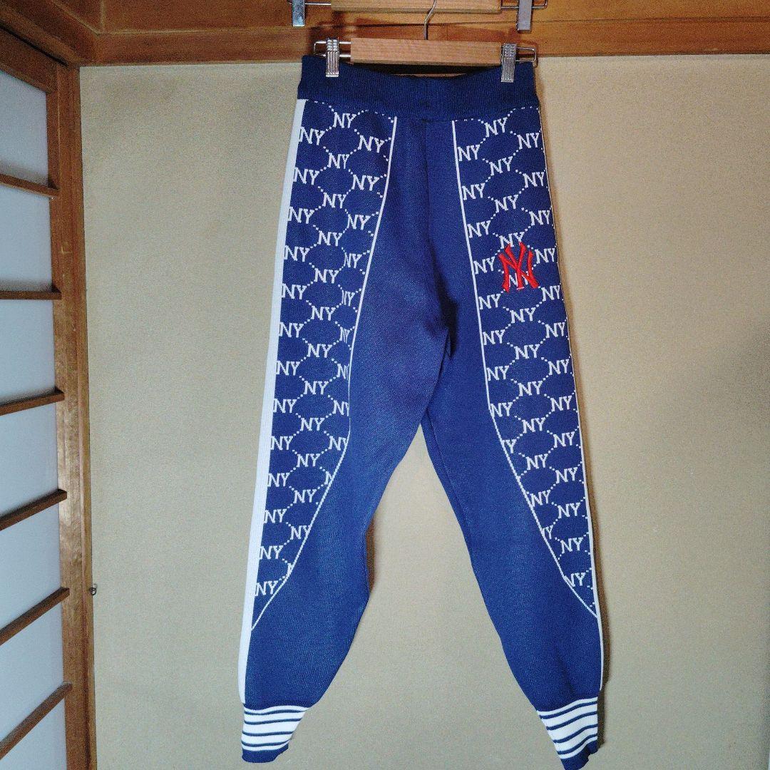 訳あり　NYロゴ入りネイビー パンツ