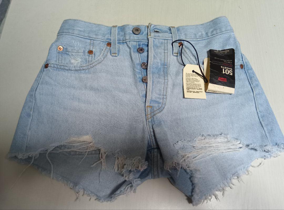Levi's デニムショートパンツ ライトブルー