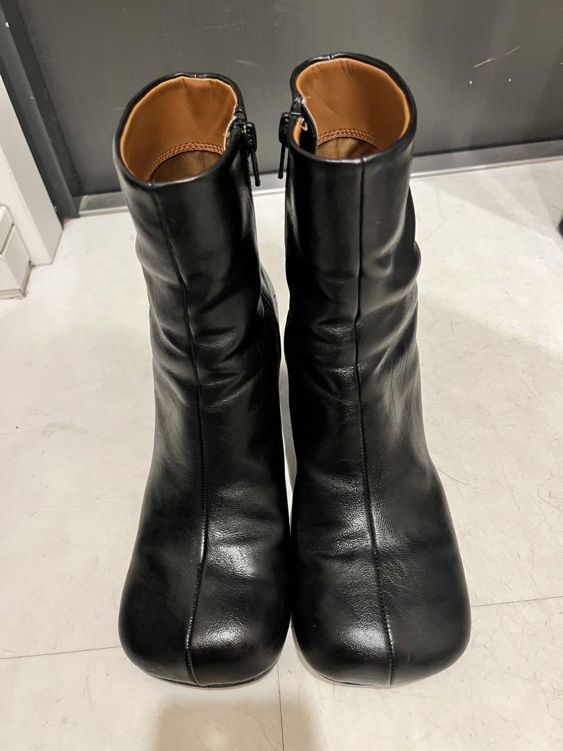 todayful スクエア ショートブーツ 37 美品 - ブーツ