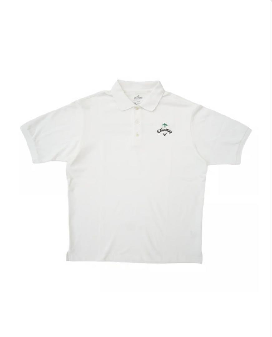 メーカー直売 - 人気ランキング ホワイト Polo S/S CLUBHAUS + Callaway 白 メルカリ - M メンズウェア