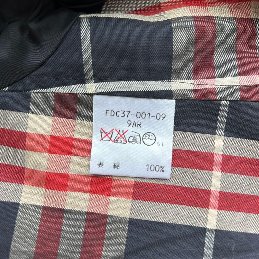 【希少】Burberry 2way ステンカラーコート　ノバチェック　金ボタン