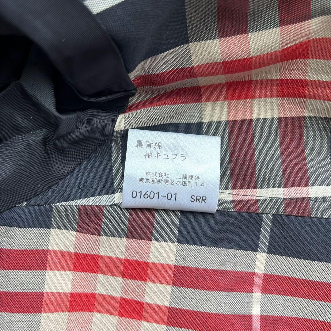 【希少】Burberry 2way ステンカラーコート　ノバチェック　金ボタン