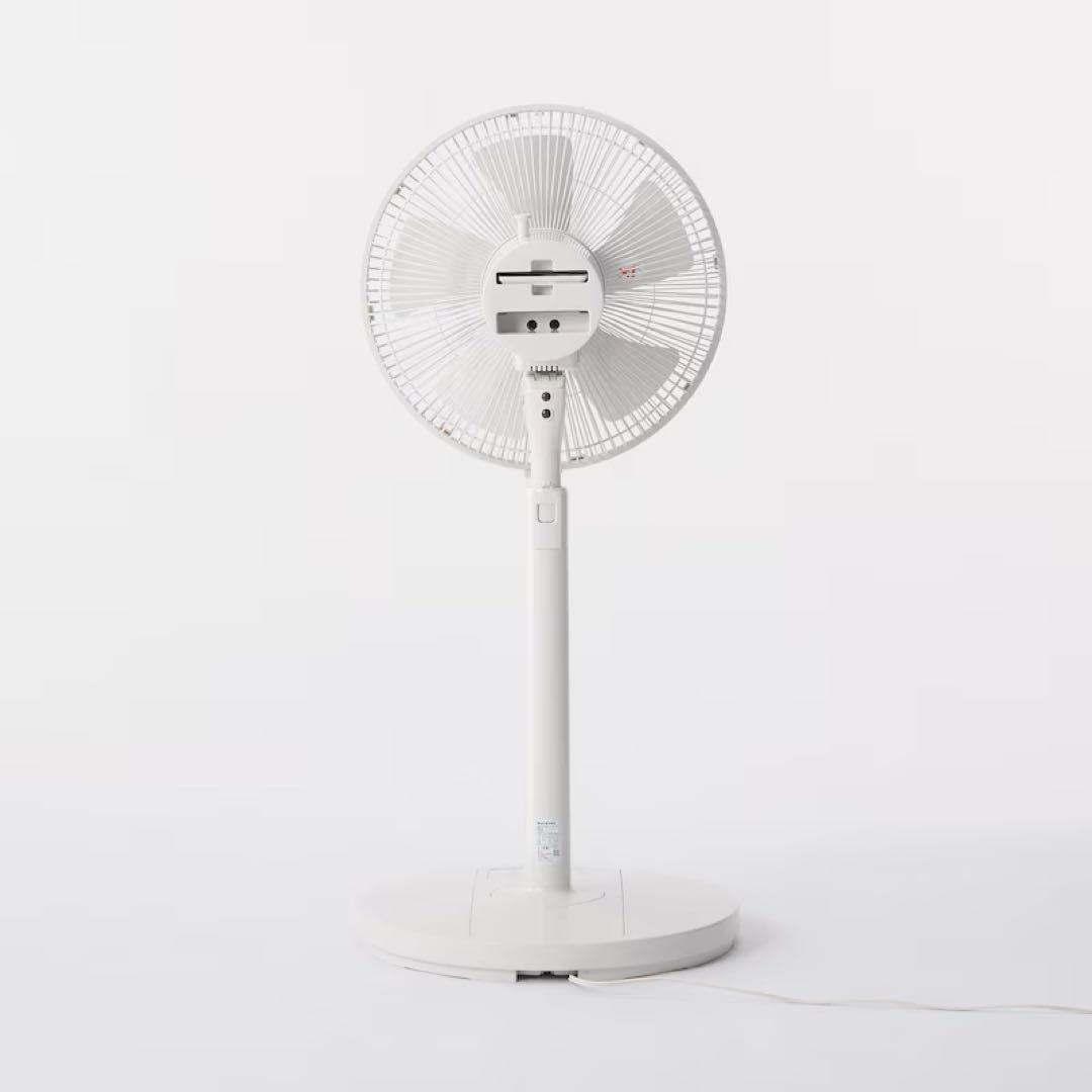 無印良品　扇風機・リモコン付　ハイポジション・Ｒ３０Ｍ‐ＨＲＢ‐Ｗ　※箱無し 無印良品 扇風機 リモコン付 R30M-HRB-W ハイポジション 低騒音