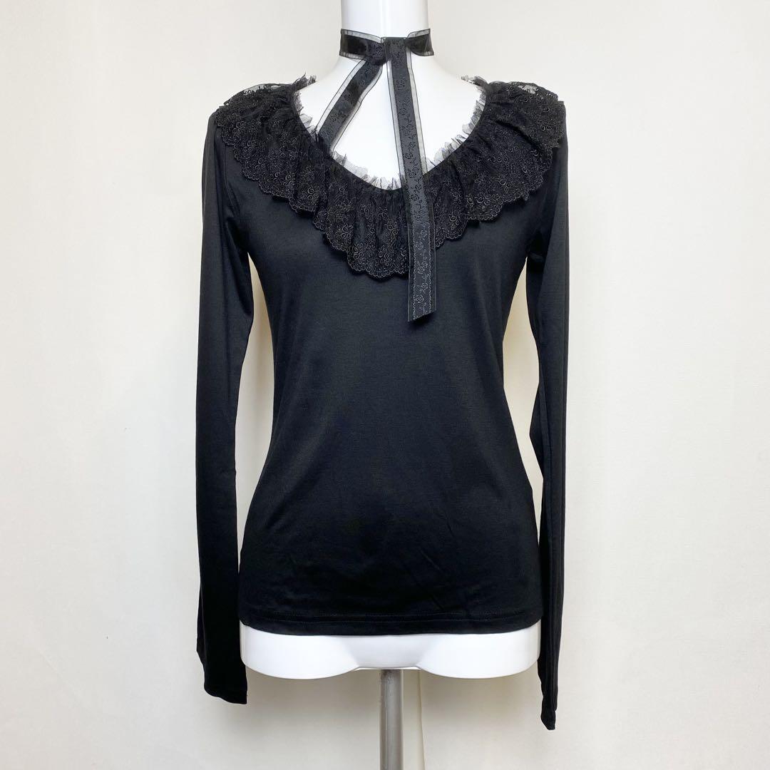 新品タグ付き☆ BLACK PEACE NOW トップス　長袖　レース リボン