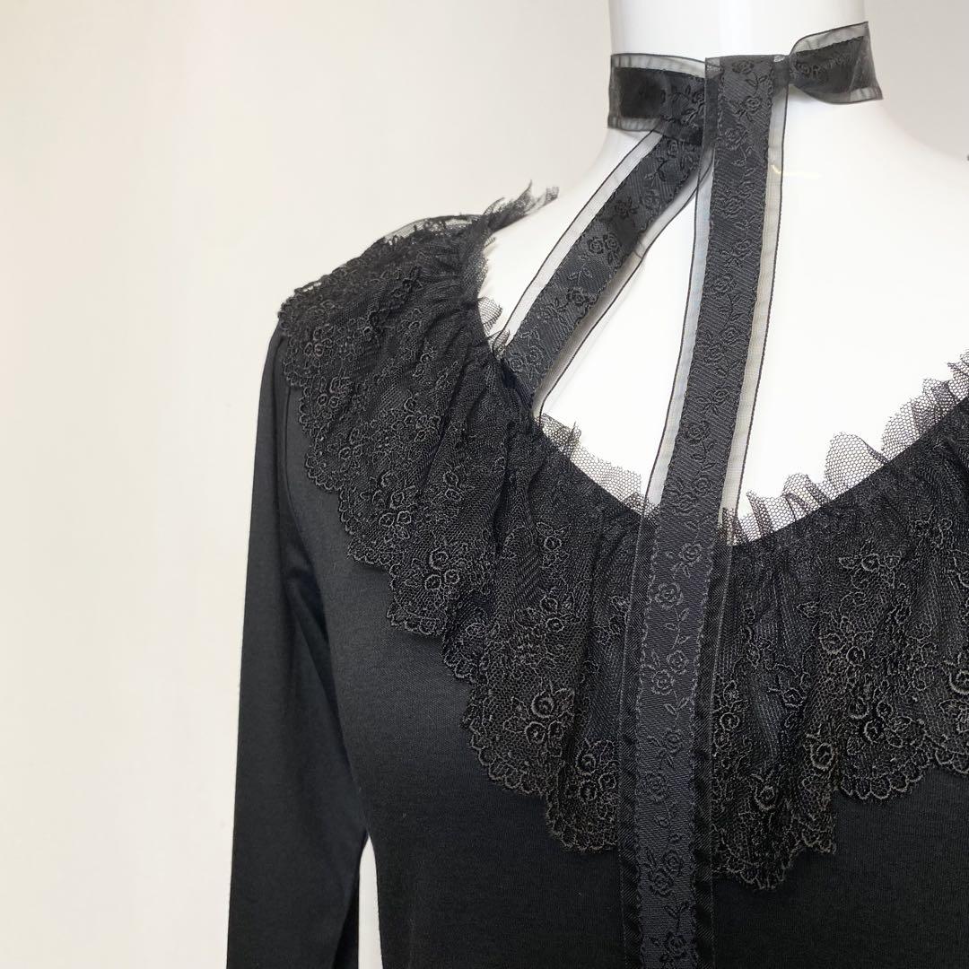 新品タグ付き☆ BLACK PEACE NOW トップス　長袖　レース リボン