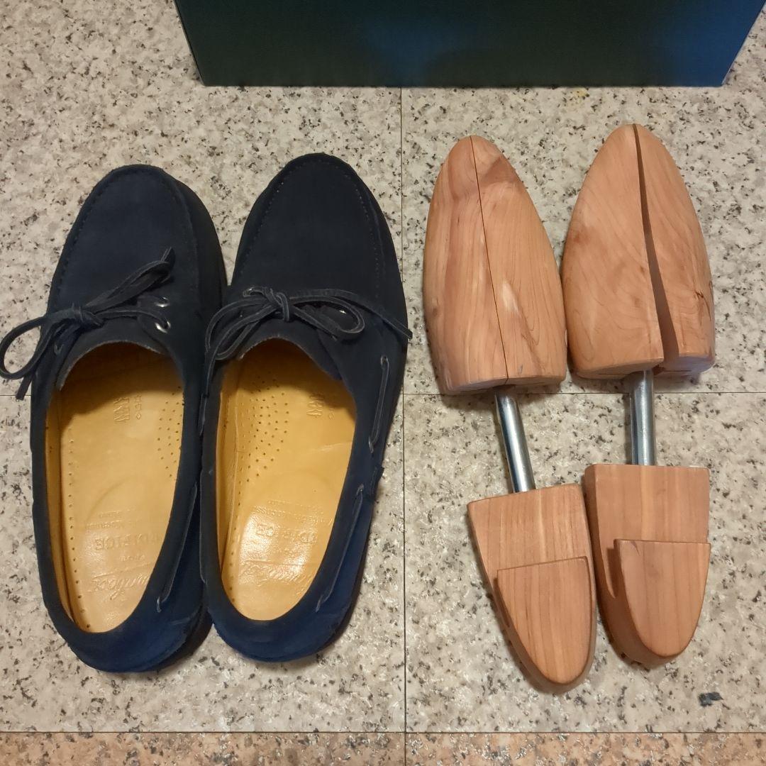 Paraboot MALO/RAID ネイビースエード　デッキシューズ　7.5 Paraboot MALO/RAID ネイビースエード デッキシューズ 7.5