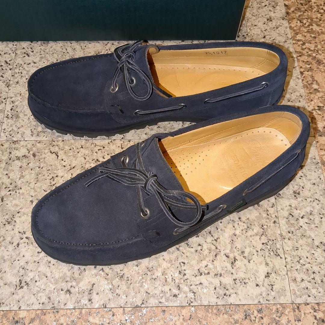 Paraboot MALO/RAID ネイビースエード　デッキシューズ　7.5 Paraboot MALO/RAID ネイビースエード デッキシューズ 7.5