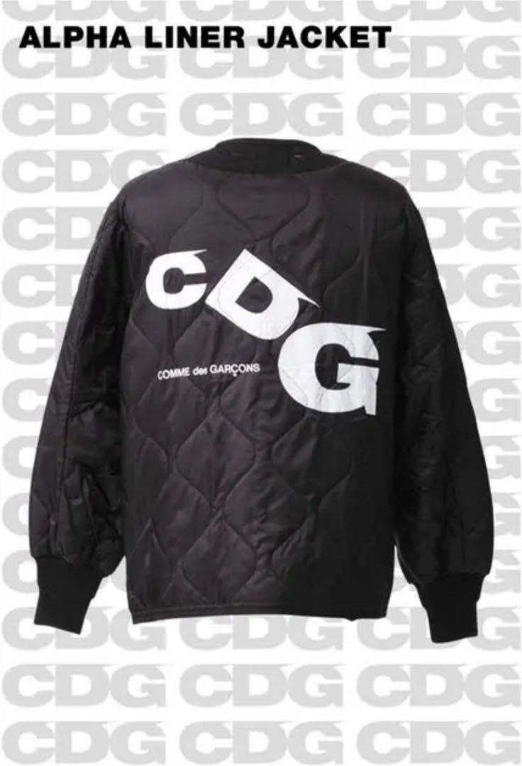 ♥ CDG ALPHA LINER JACKET ブラック MサイズM・CDG
