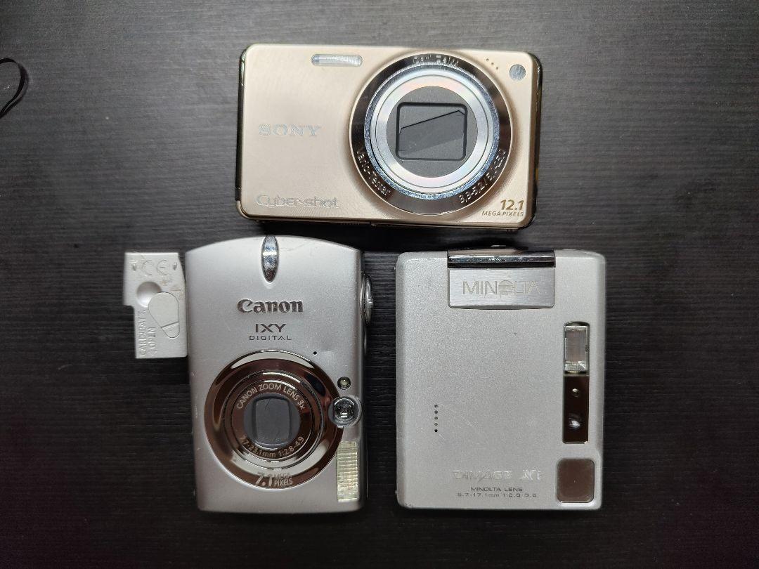 ジャンク品 3台セット コンパクトデジタルカメラ