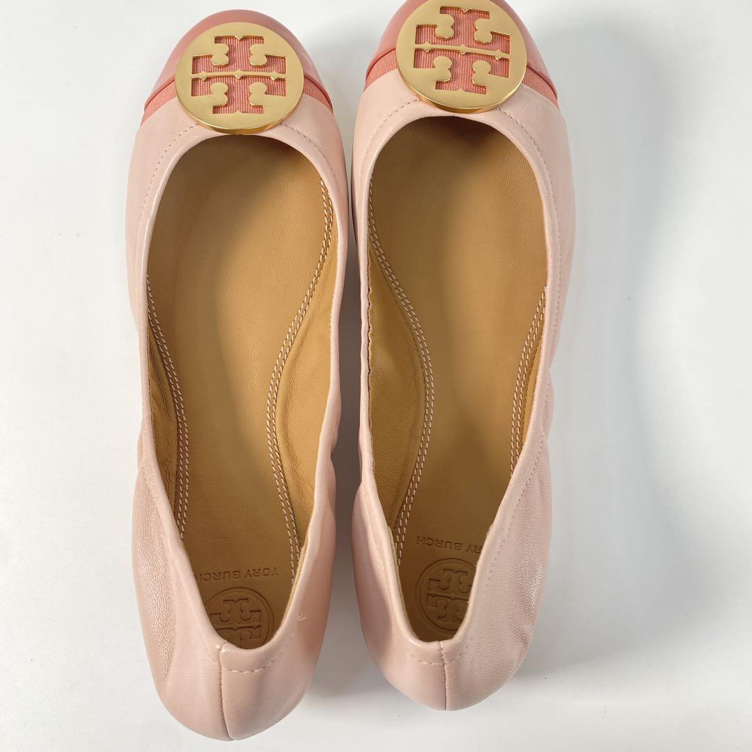 美品 トリーバーチ TORY BURCH フラットシューズ バレエシューズ