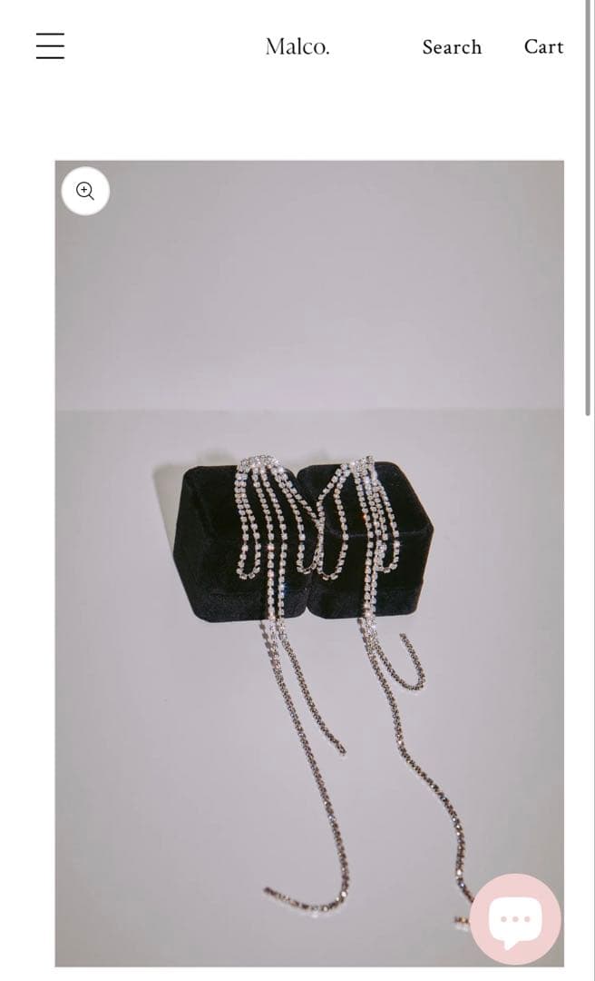 Malco. Ribbon earring