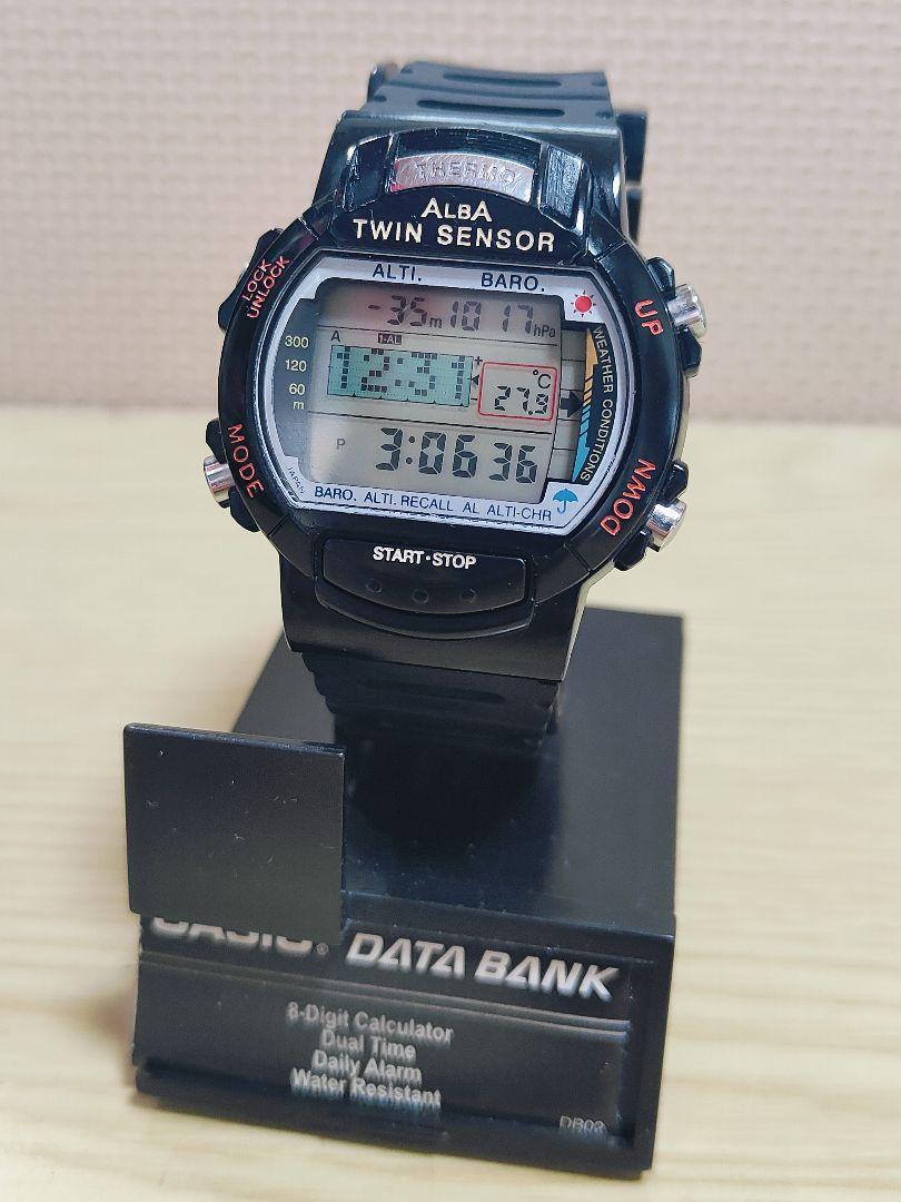 ALBA W750-4A00 THERMO TWIN SENSOR 腕時計