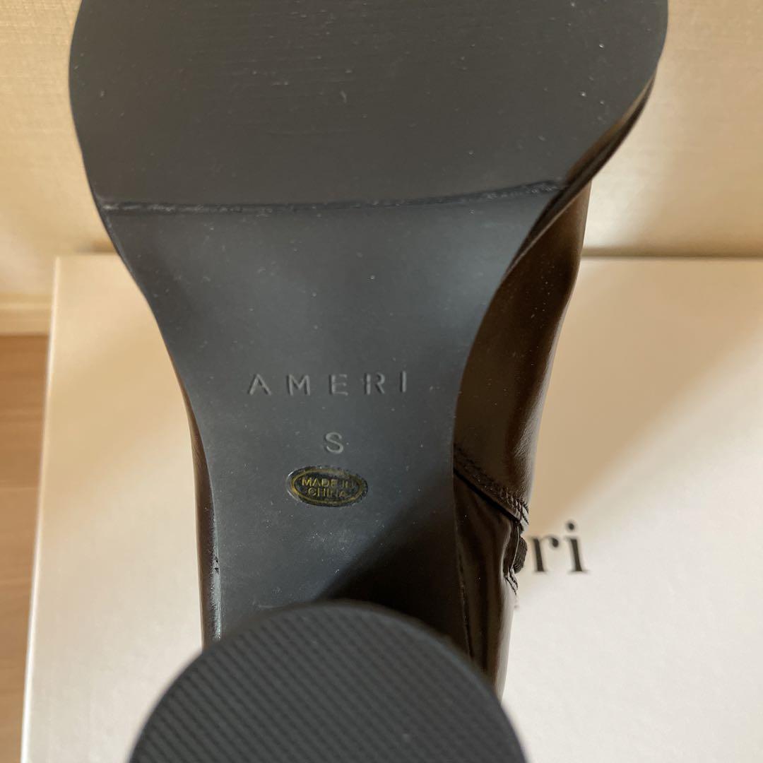 靴 AMERI UNDRESSED DIMENSIONAL SQUARE BOOTS