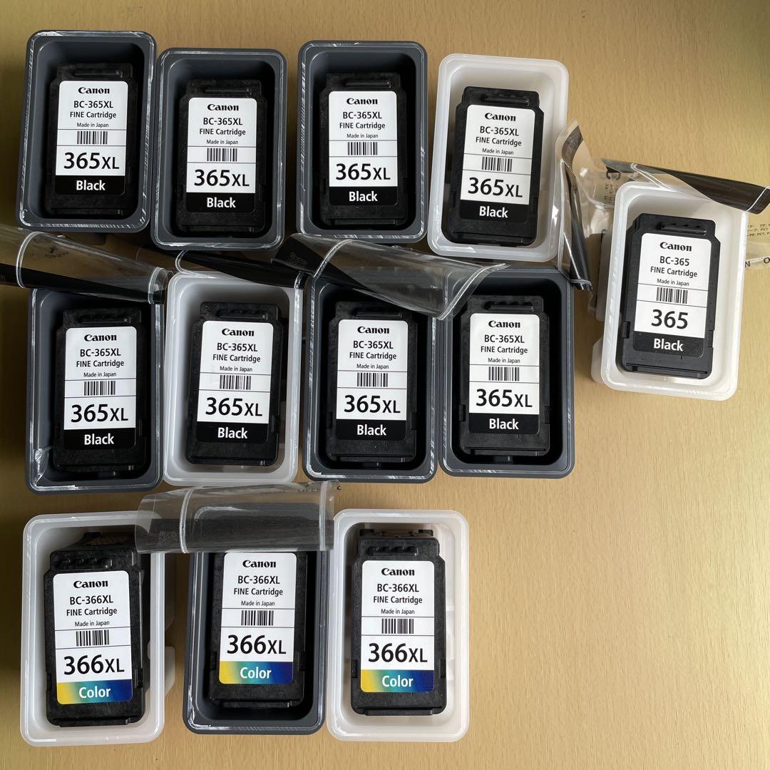 使用済 Canonインクカートリッジ BC365XL BC366XL BC365 キャノンインクカートリッジ使用済 BC365XL BC366XL BC365