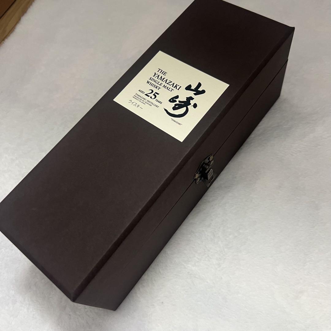 山﨑25年 空き瓶 化粧箱