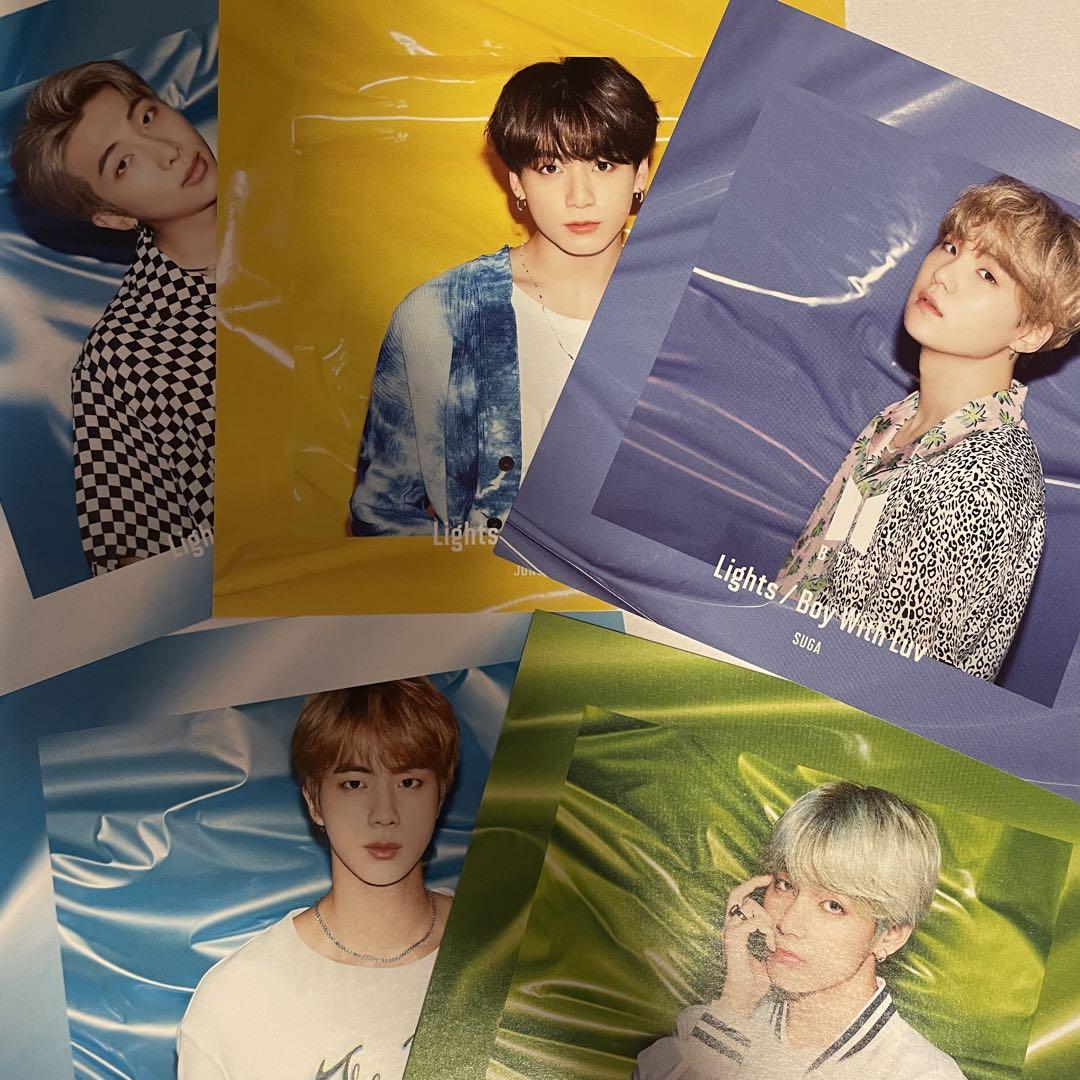 BTS Lights FC限定トレカ 7/3発売「Lights/Boy With Luv」セット購入によるストア限定特典