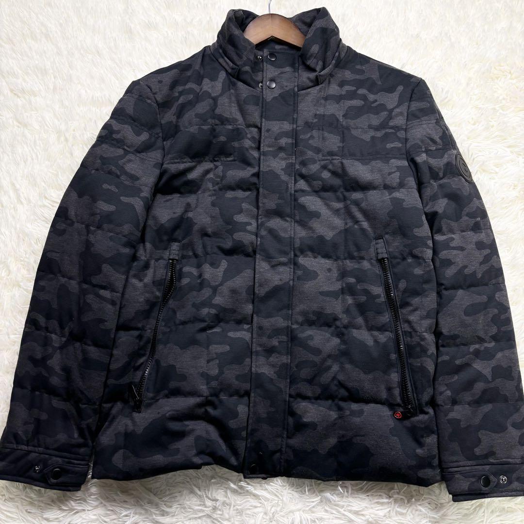 【極美品】 ジーステージ 2way フード収納 ダウン ジャケット 迷彩 50